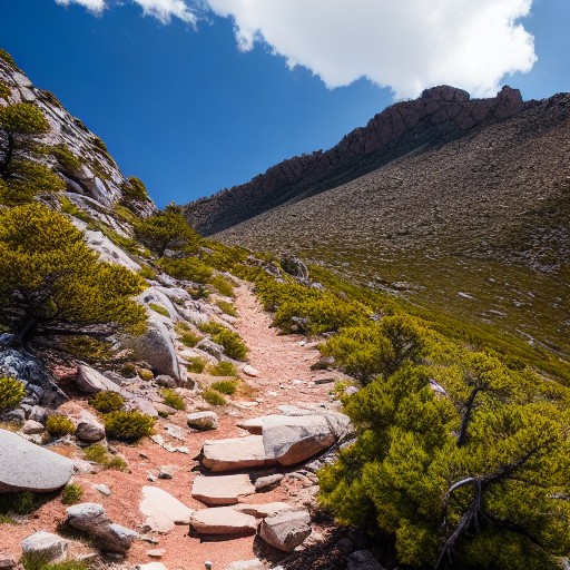 Around the bend on the mountain